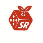 サイコロッソコンサルのロゴ（赤いサイコロと双葉マーク）